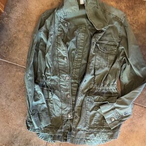 Classic Khaki Utility Jacket for Women